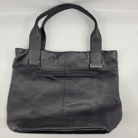 Elliott Lucca Purse Handbag 13" x 17" Black Magnetic Closure Bag - Picture 2 of 4